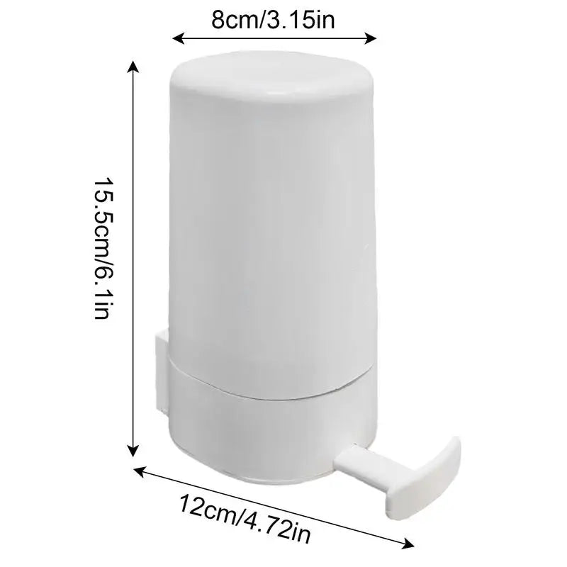 Support de broyeur de savon mural, boîte de broyage de savon, distributeur de barre de savon rechargeable pour salle de bain, cuisine, salle de sport