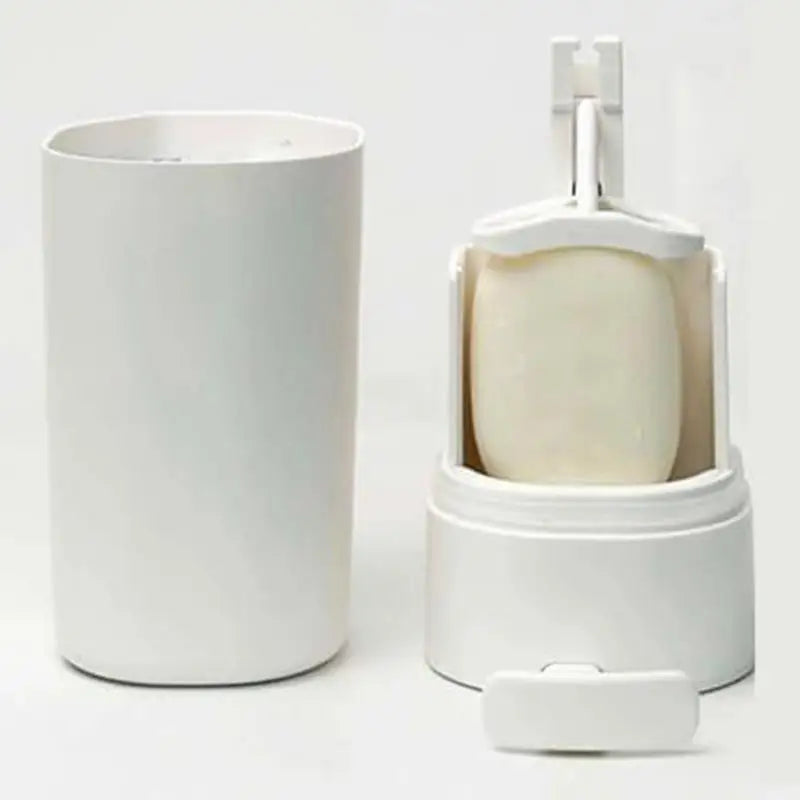 Support de broyeur de savon mural, boîte de broyage de savon, distributeur de barre de savon rechargeable pour salle de bain, cuisine, salle de sport