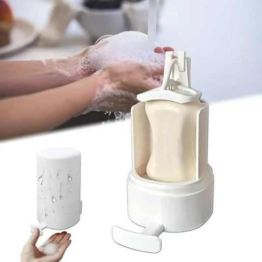 Support de broyeur de savon mural, boîte de broyage de savon, distributeur de barre de savon rechargeable pour salle de bain, cuisine, salle de sport